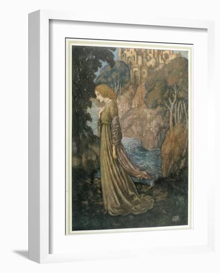 The Bell and Other Poems-Edmund Dulac-Framed Art Print