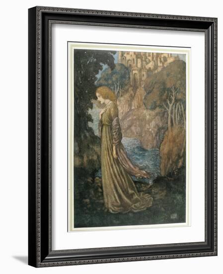 The Bell and Other Poems-Edmund Dulac-Framed Art Print