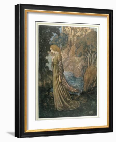 The Bell and Other Poems-Edmund Dulac-Framed Art Print