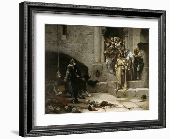 The Bell of Huesca, 1880-Jose Casado Del Alisal-Framed Giclee Print