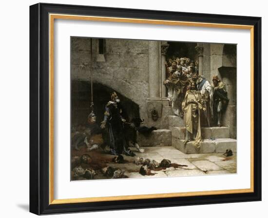 The Bell of Huesca, 1880-Jose Casado Del Alisal-Framed Giclee Print