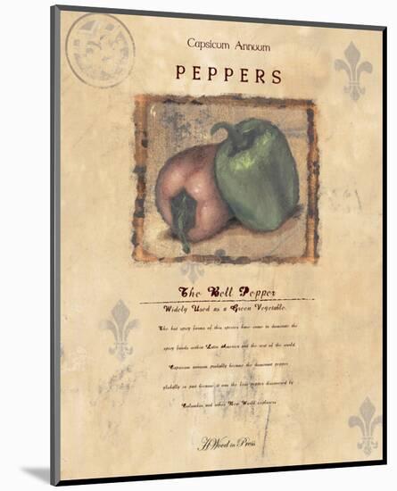 The Bell Pepper-Wood-Mounted Art Print