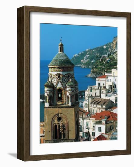 The Bell Tower of Amalfi Cathedral, 11th-17th Century, Campania, Italy-null-Framed Photographic Print