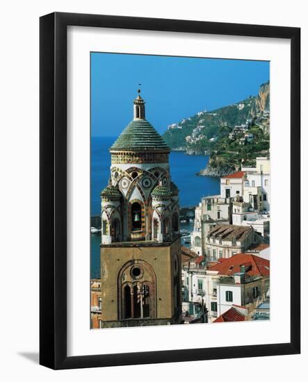 The Bell Tower of Amalfi Cathedral, 11th-17th Century, Campania, Italy-null-Framed Photographic Print