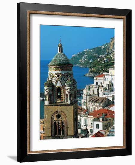 The Bell Tower of Amalfi Cathedral, 11th-17th Century, Campania, Italy-null-Framed Photographic Print