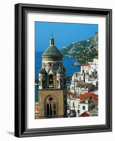 The Bell Tower of Amalfi Cathedral, 11th-17th Century, Campania, Italy-null-Framed Photographic Print