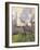 The Bell Tower of Bazincourt, 1885-Camille Pissarro-Framed Giclee Print