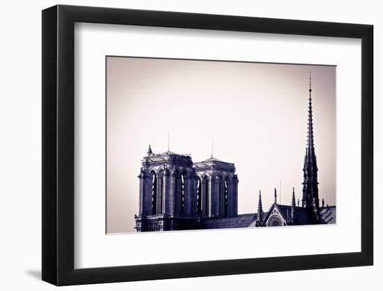 The Bell Towers of Notre Dame Cathedral, Paris, France-Russ Bishop-Framed Photographic Print