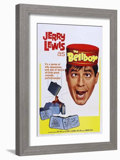 The Bellboy, Jerry Lewis, 1960-null-Framed Art Print