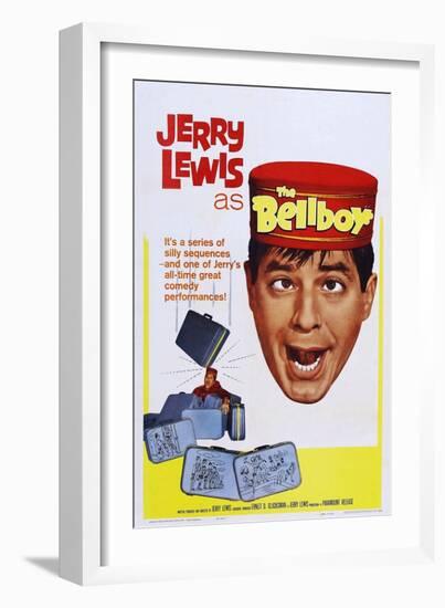 The Bellboy, Jerry Lewis, 1960-null-Framed Art Print