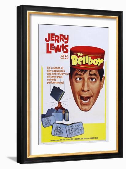 The Bellboy, Jerry Lewis, 1960-null-Framed Art Print