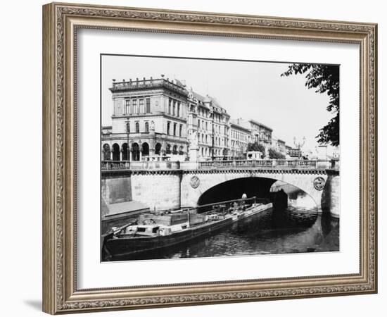 The Belle-Alliance Bridge, Berlin, circa 1910-Jousset-Framed Giclee Print