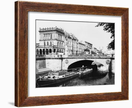 The Belle-Alliance Bridge, Berlin, circa 1910-Jousset-Framed Giclee Print