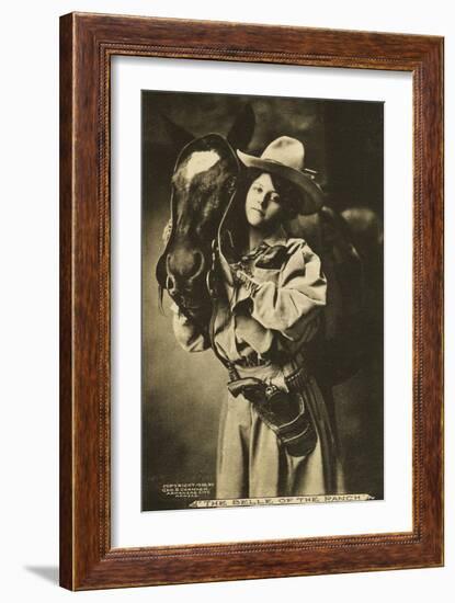 The Belle of the Ranch'-null-Framed Giclee Print