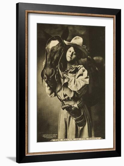 The Belle of the Ranch'-null-Framed Giclee Print