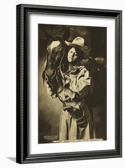 The Belle of the Ranch'-null-Framed Giclee Print