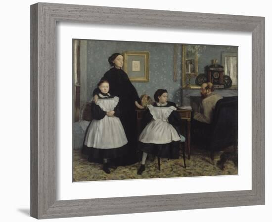 The Bellelli Family, 1858-1867-Edgar Degas-Framed Giclee Print