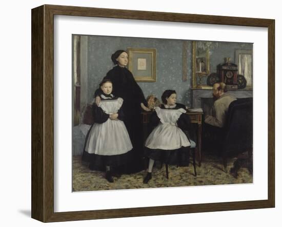 The Bellelli Family, 1858-1867-Edgar Degas-Framed Giclee Print