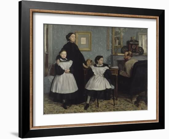 The Bellelli Family, 1858-1867-Edgar Degas-Framed Giclee Print