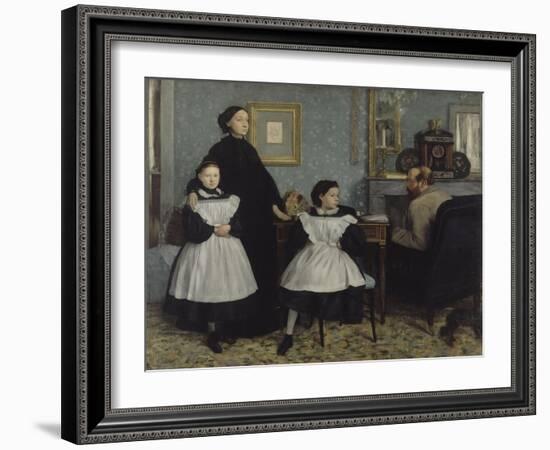 The Bellelli Family, 1858-1867-Edgar Degas-Framed Giclee Print