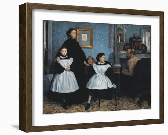 The Bellelli Family (La Famille Bellelli)-Edgar Degas-Framed Art Print