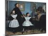 The Bellelli Family (La Famille Bellelli)-Edgar Degas-Mounted Art Print