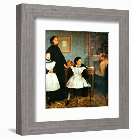 The Bellelli Family-Edgar Degas-Framed Giclee Print