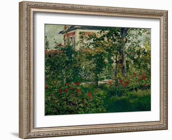 The Bellevue Garden, 1880-Edouard Manet-Framed Giclee Print