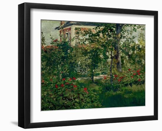 The Bellevue Garden, 1880-Edouard Manet-Framed Giclee Print