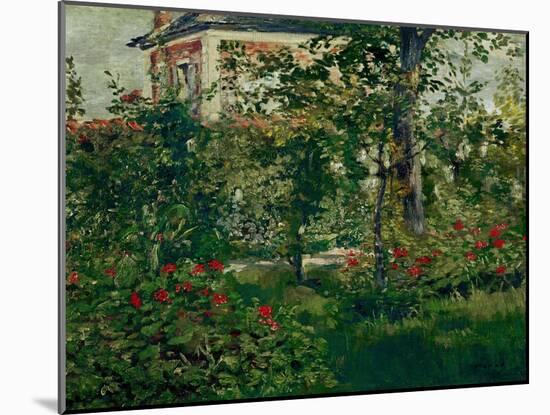 The Bellevue Garden, 1880-Edouard Manet-Mounted Giclee Print
