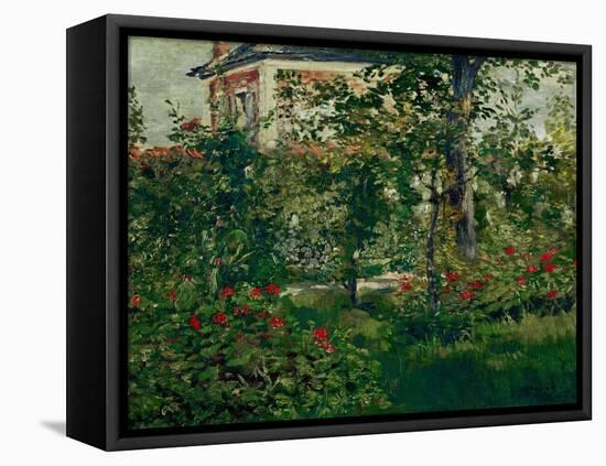 The Bellevue Garden, 1880-Edouard Manet-Framed Premier Image Canvas