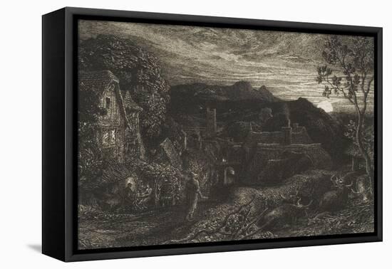 The Bellman, from the Planned Series, "The Shorter Poems of Milton", 1879, Published 1926-Samuel Palmer-Framed Premier Image Canvas