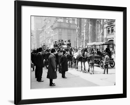 The Belmont Coach, New York-null-Framed Photo