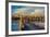 The Belmont Pier in Long Beach, California.-Jon Bilous-Framed Photographic Print