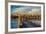 The Belmont Pier in Long Beach, California.-Jon Bilous-Framed Photographic Print