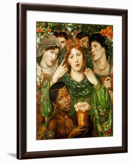 The beloved (1873).-Dante Gabriel Rossetti-Framed Giclee Print