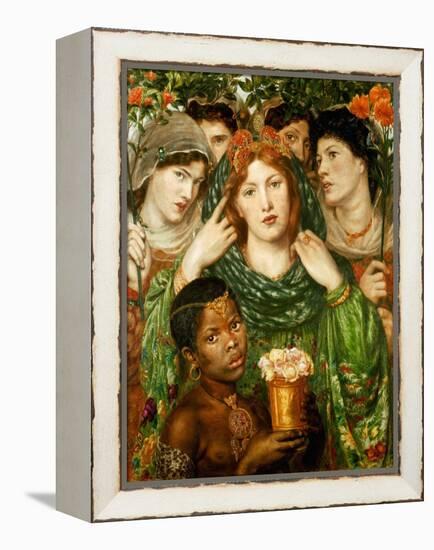 The beloved (1873).-Dante Gabriel Rossetti-Framed Premier Image Canvas