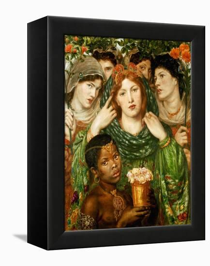 The beloved (1873).-Dante Gabriel Rossetti-Framed Premier Image Canvas