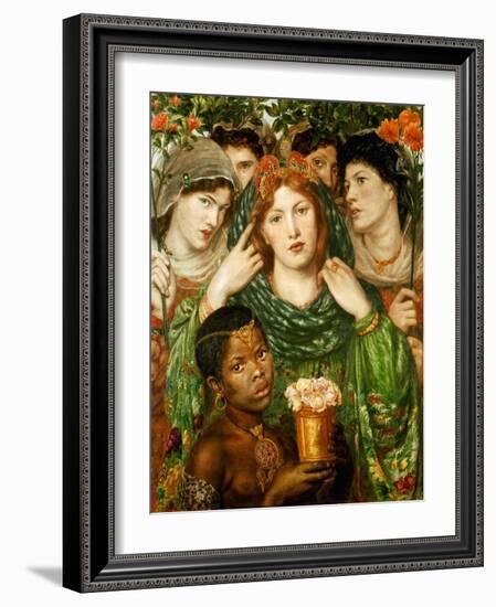 The beloved (1873).-Dante Gabriel Rossetti-Framed Giclee Print