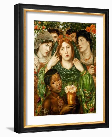 The beloved (1873).-Dante Gabriel Rossetti-Framed Giclee Print