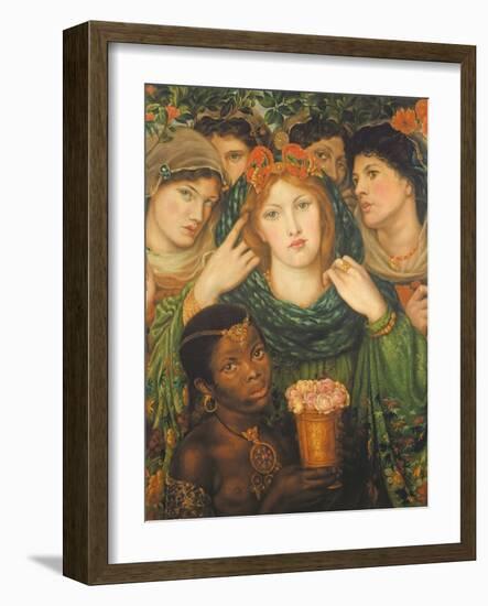 The Beloved (The Bride) 1865-66-Dante Gabriel Rossetti-Framed Giclee Print