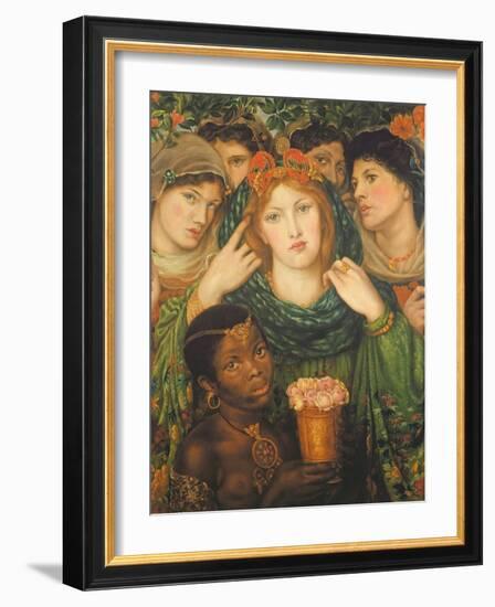 The Beloved (The Bride) 1865-66-Dante Gabriel Rossetti-Framed Giclee Print