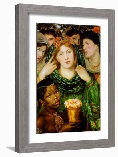 The Beloved-Dante Gabriel Rossetti-Framed Art Print