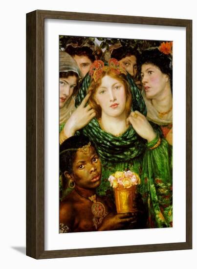 The Beloved-Dante Gabriel Rossetti-Framed Art Print