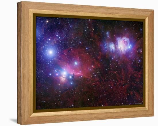 The Belt Stars of Orion-Stocktrek Images-Framed Premier Image Canvas