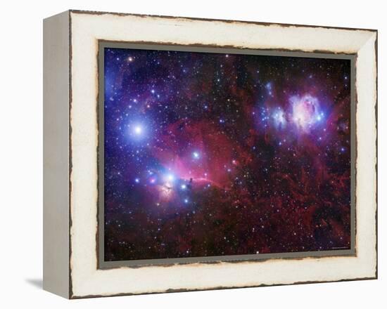 The Belt Stars of Orion-Stocktrek Images-Framed Premier Image Canvas