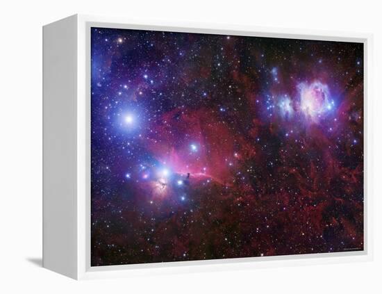 The Belt Stars of Orion-Stocktrek Images-Framed Premier Image Canvas