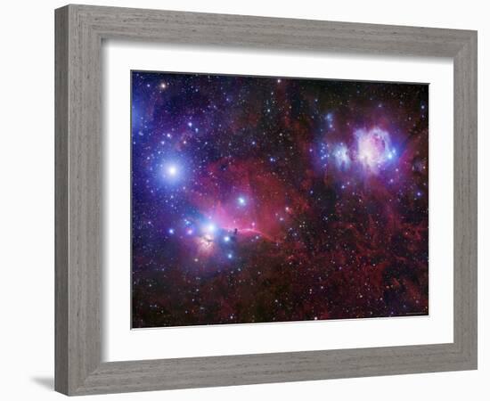 The Belt Stars of Orion-Stocktrek Images-Framed Photographic Print