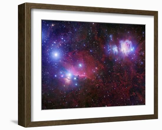 The Belt Stars of Orion-Stocktrek Images-Framed Photographic Print