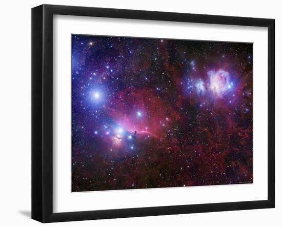 The Belt Stars of Orion-Stocktrek Images-Framed Photographic Print